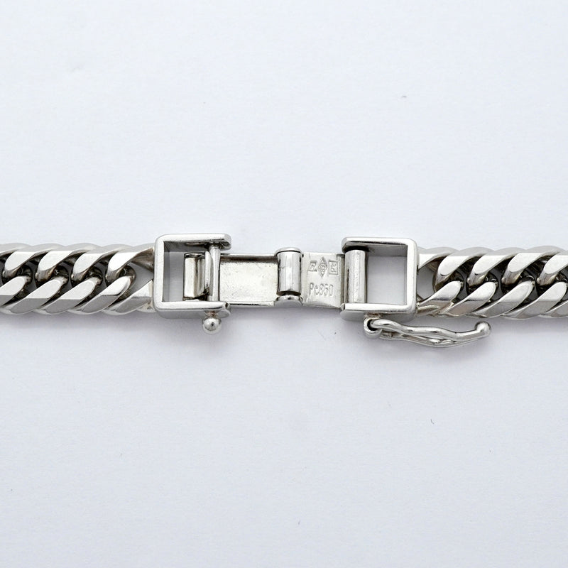 【6khh0009】喜平 ネックレス Pt850 プラチナ 6面 ダブル 60.9cm 101.9g キヘイ【中古】メンズ レディース ユニセックス