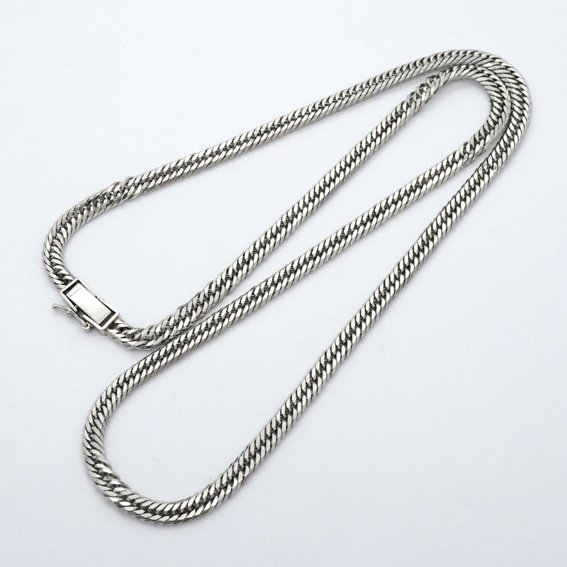 【6khh0010】喜平 ネックレス Pt850 プラチナ トリプル 12面 50.7cm 30.8g キヘイ【中古】メンズ レディース ユニセックス