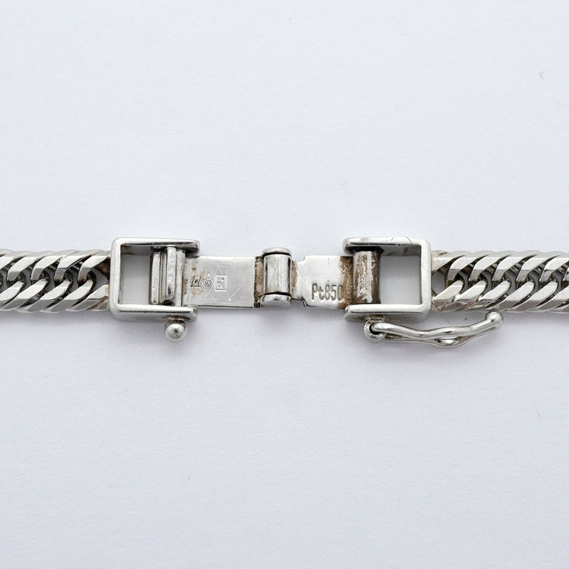【6khh0010】喜平 ネックレス Pt850 プラチナ トリプル 12面 50.7cm 30.8g キヘイ【中古】メンズ レディース ユニセックス