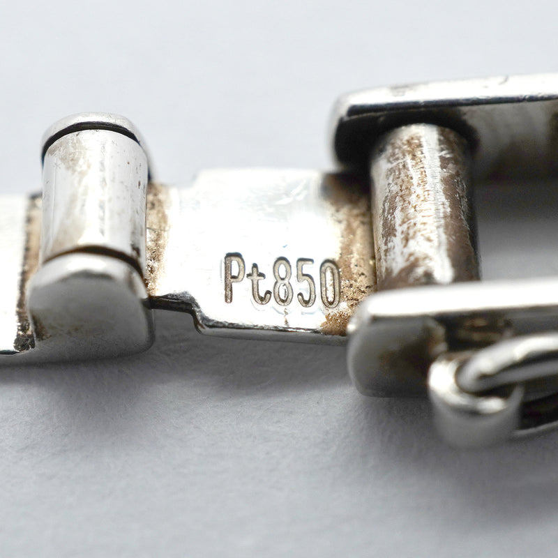 【6khh0010】喜平 ネックレス Pt850 プラチナ トリプル 12面 50.7cm 30.8g キヘイ【中古】メンズ レディース ユニセックス