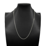 【6khh0011】喜平 ネックレス Pt850 プラチナ 2面 シングル 51.4cm 30.2g キヘイ【中古】メンズ レディース ユニセックス