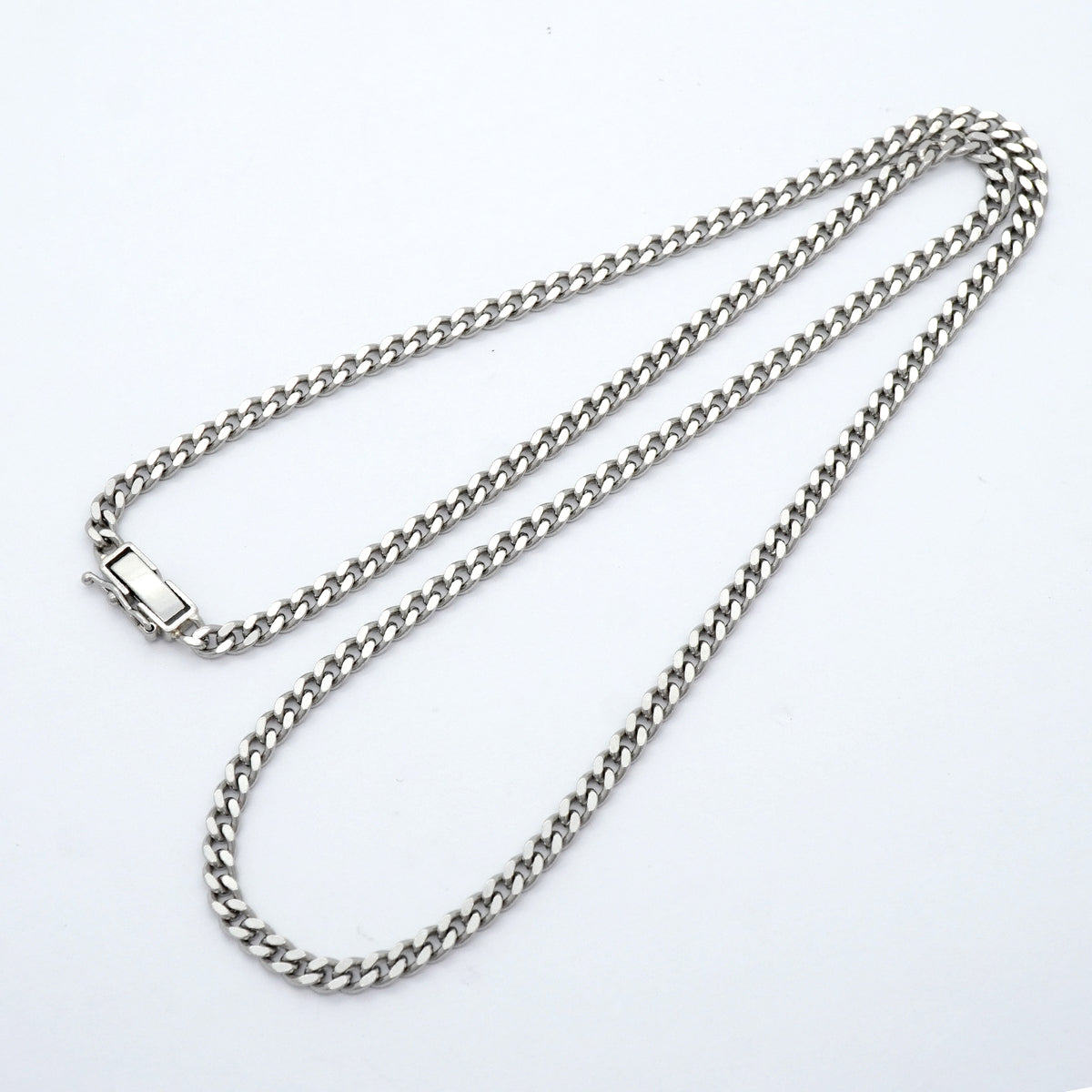 【6khh0011】喜平 ネックレス Pt850 プラチナ 2面 シングル 51.4cm 30.2g キヘイ【中古】メンズ レディース ユニセックス