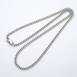 【6khh0011】喜平 ネックレス Pt850 プラチナ 2面 シングル 51.4cm 30.2g キヘイ【中古】メンズ レディース ユニセックス