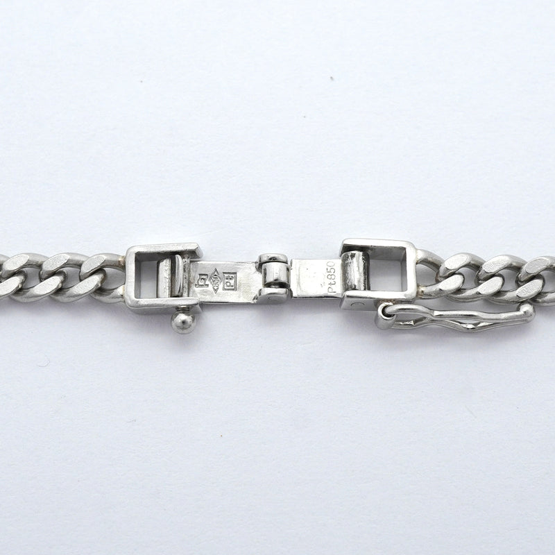 【6khh0011】喜平 ネックレス Pt850 プラチナ 2面 シングル 51.4cm 30.2g キヘイ【中古】メンズ レディース ユニセックス