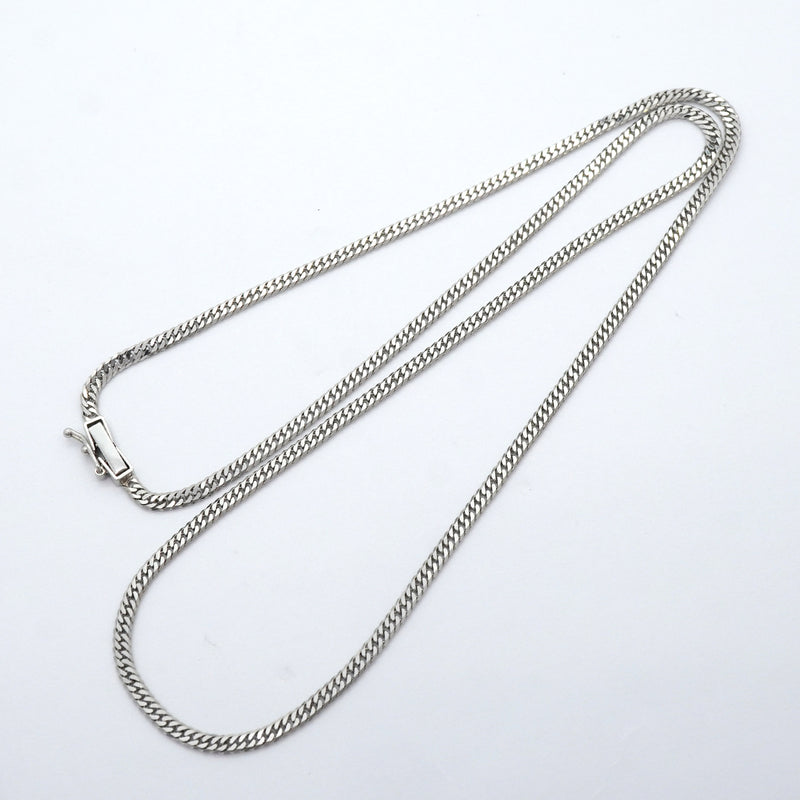 【6khh0012】喜平 ネックレス Pt850 プラチナ 6面 ダブル 50.5cm 11.4g キヘイ【中古】メンズ レディース ユニセックス