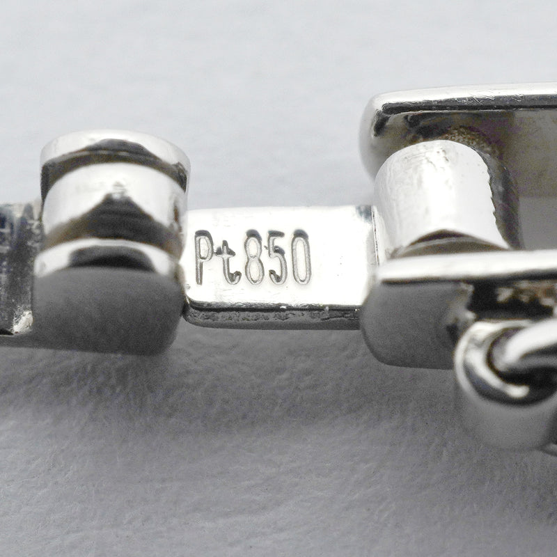 【6khh0012】喜平 ネックレス Pt850 プラチナ 6面 ダブル 50.5cm 11.4g キヘイ【中古】メンズ レディース ユニセックス