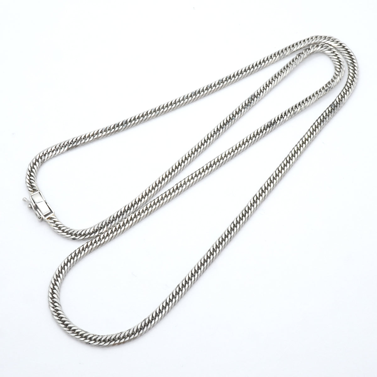 【6khh0013】喜平 ネックレス Pt850 プラチナ 8面 トリプル 60.3cm 31.1g キヘイ【中古】メンズ レディース ユニセックス