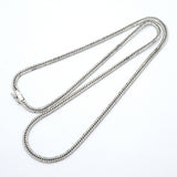 【6khh0013】喜平 ネックレス Pt850 プラチナ 8面 トリプル 60.3cm 31.1g キヘイ【中古】メンズ レディース ユニセックス