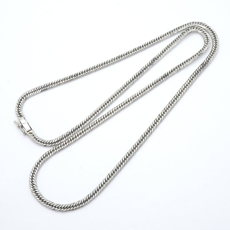 【6khh0013】喜平 ネックレス Pt850 プラチナ 8面 トリプル 60.3cm 31.1g キヘイ【中古】メンズ レディース ユニセックス