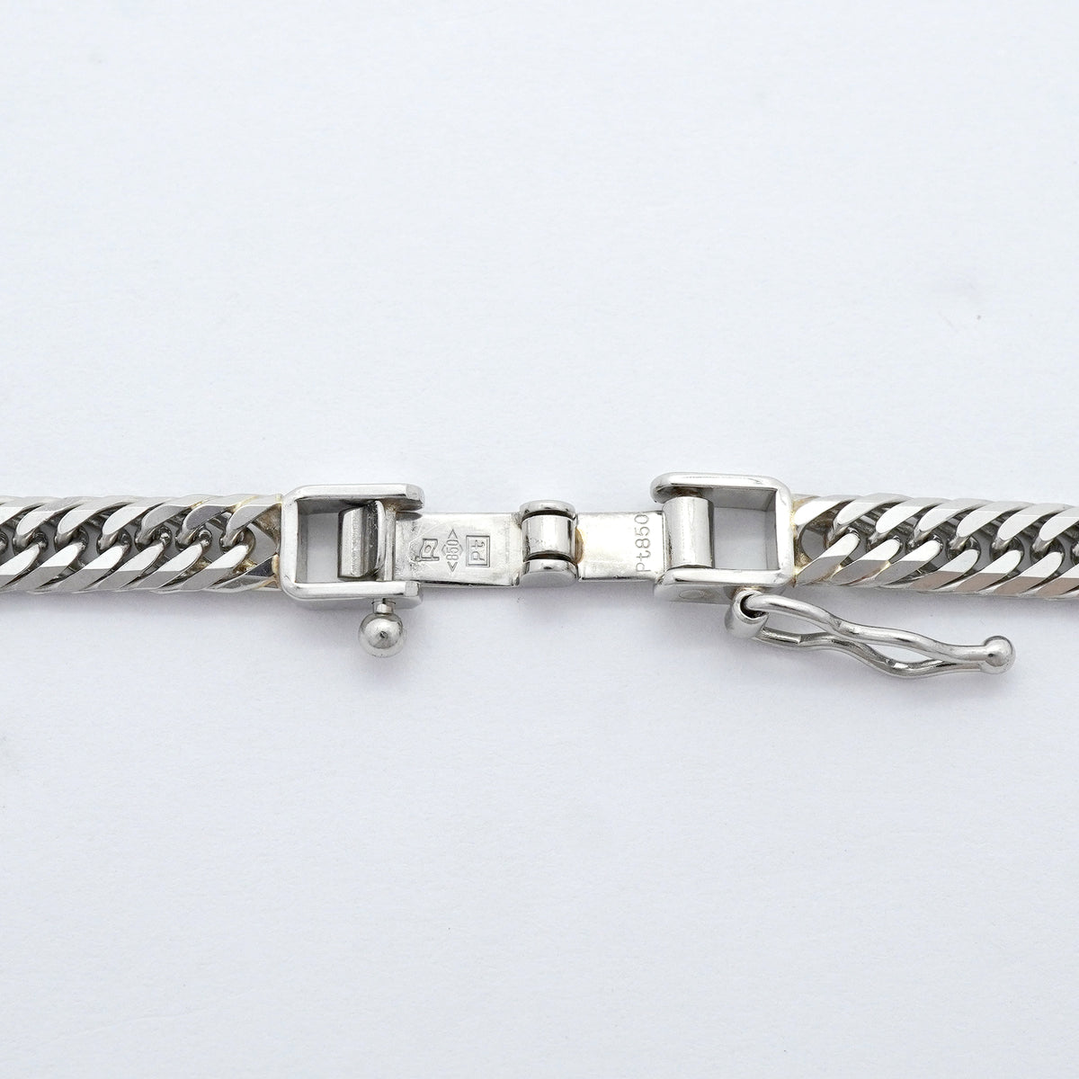 【6khh0013】喜平 ネックレス Pt850 プラチナ 8面 トリプル 60.3cm 31.1g キヘイ【中古】メンズ レディース ユニセックス