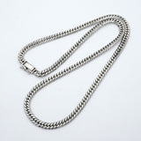 【6khh0014】喜平 ネックレス Pt850 プラチナ 6面 ダブル 51cm 50.7g キヘイ【中古】メンズ レディース ユニセックス