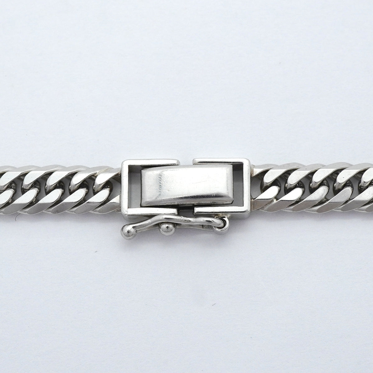 【6khh0014】喜平 ネックレス Pt850 プラチナ 6面 ダブル 51cm 50.7g キヘイ【中古】メンズ レディース ユニセックス