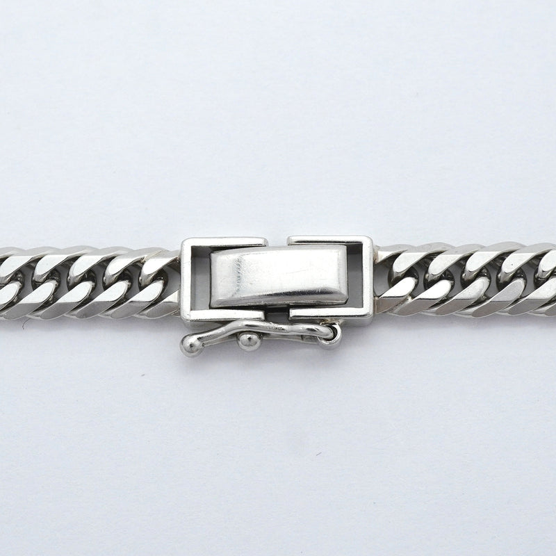 【6khh0014】喜平 ネックレス Pt850 プラチナ 6面 ダブル 51cm 50.7g キヘイ【中古】メンズ レディース ユニセックス