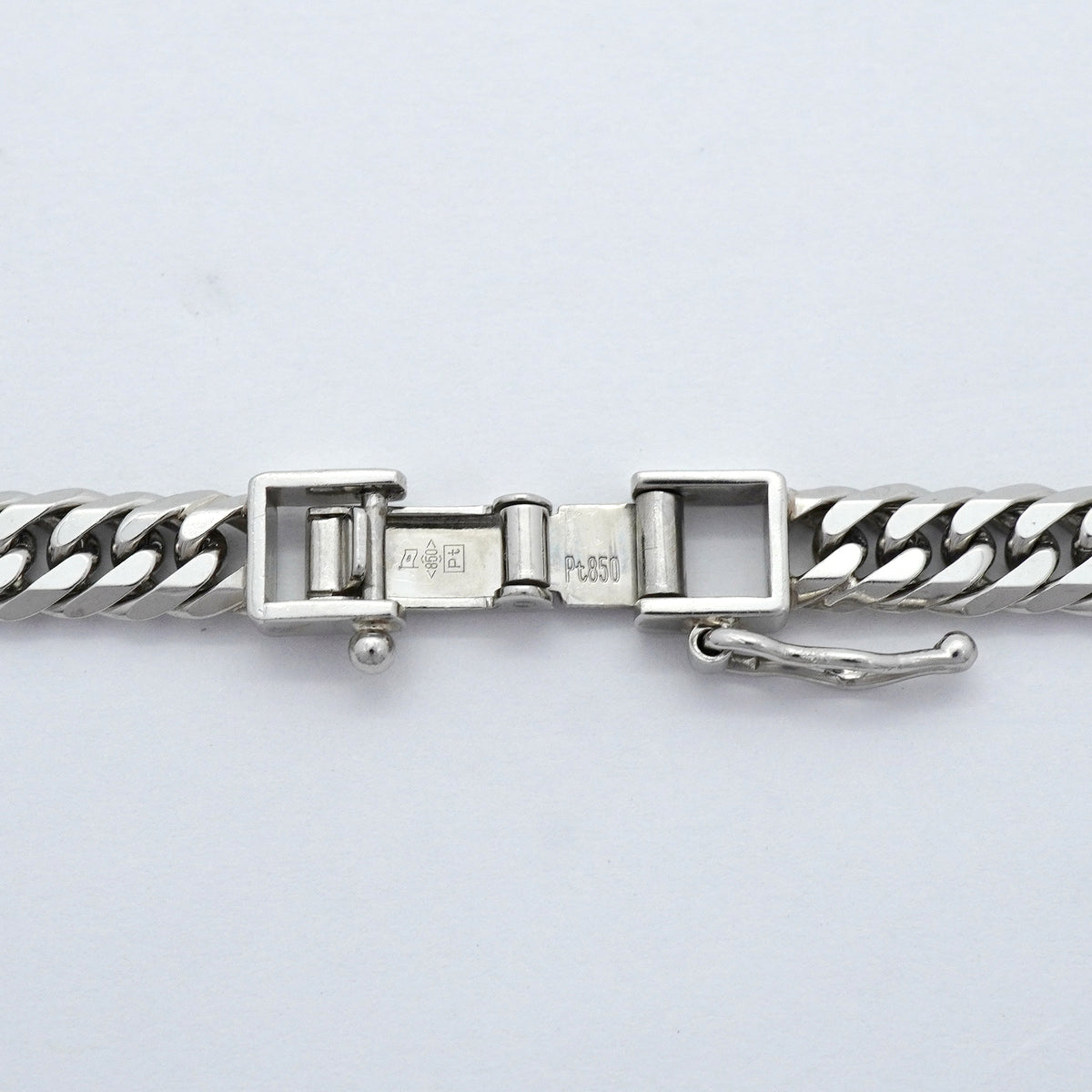 【6khh0014】喜平 ネックレス Pt850 プラチナ 6面 ダブル 51cm 50.7g キヘイ【中古】メンズ レディース ユニセックス