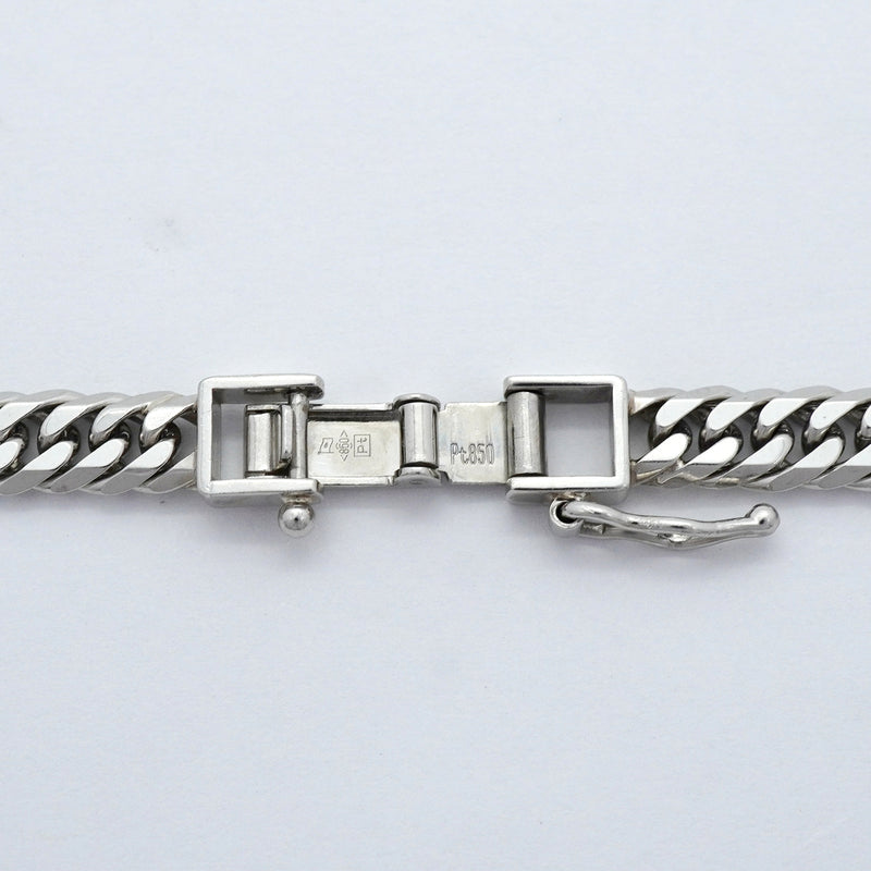 【6khh0014】喜平 ネックレス Pt850 プラチナ 6面 ダブル 51cm 50.7g キヘイ【中古】メンズ レディース ユニセックス