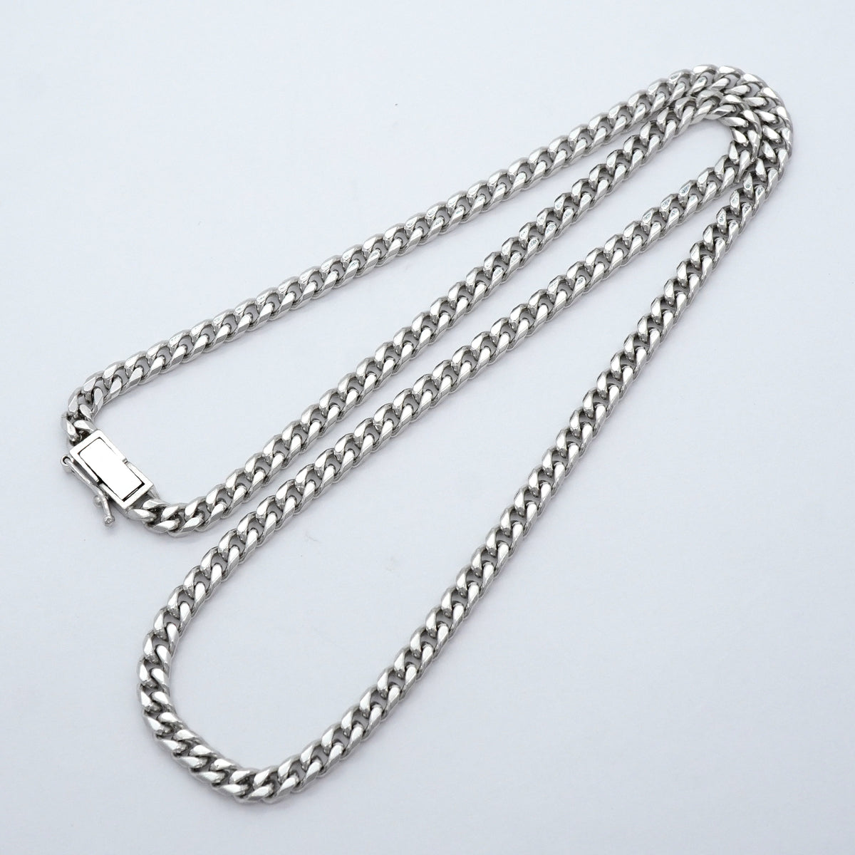 【6khh0015】喜平 ネックレス Pt850 プラチナ 8面 シングル 50.2cm 50.6g キヘイ【中古】メンズ レディース ユニセックス