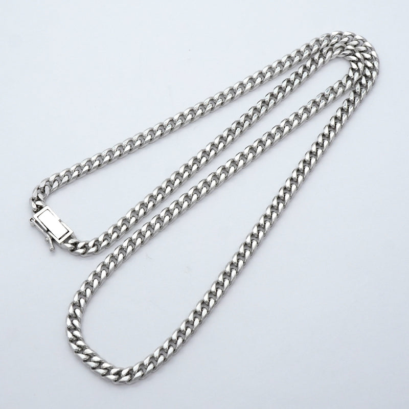 【6khh0015】喜平 ネックレス Pt850 プラチナ 8面 シングル 50.2cm 50.6g キヘイ【中古】メンズ レディース ユニセックス