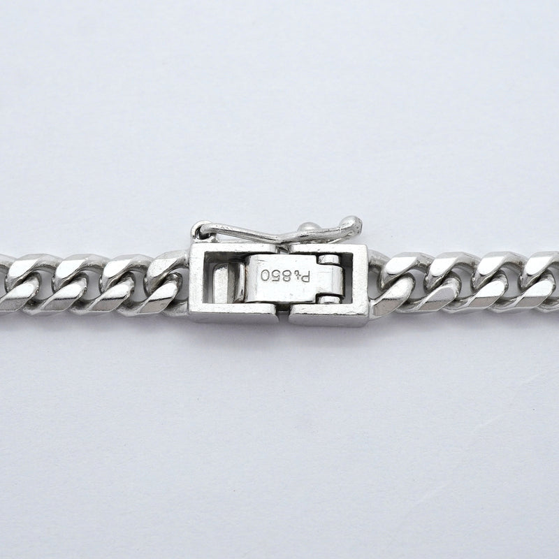 【6khh0015】喜平 ネックレス Pt850 プラチナ 8面 シングル 50.2cm 50.6g キヘイ【中古】メンズ レディース ユニセックス