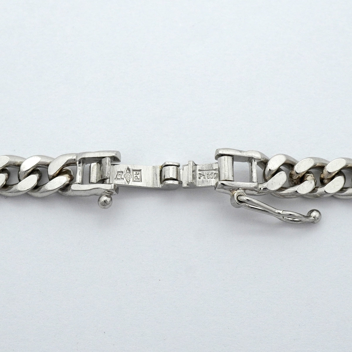 【6khh0016】喜平 ネックレス Pt850 プラチナ 2面 シングル 50.3cm 50.2g キヘイ【中古】メンズ レディース ユニセックス