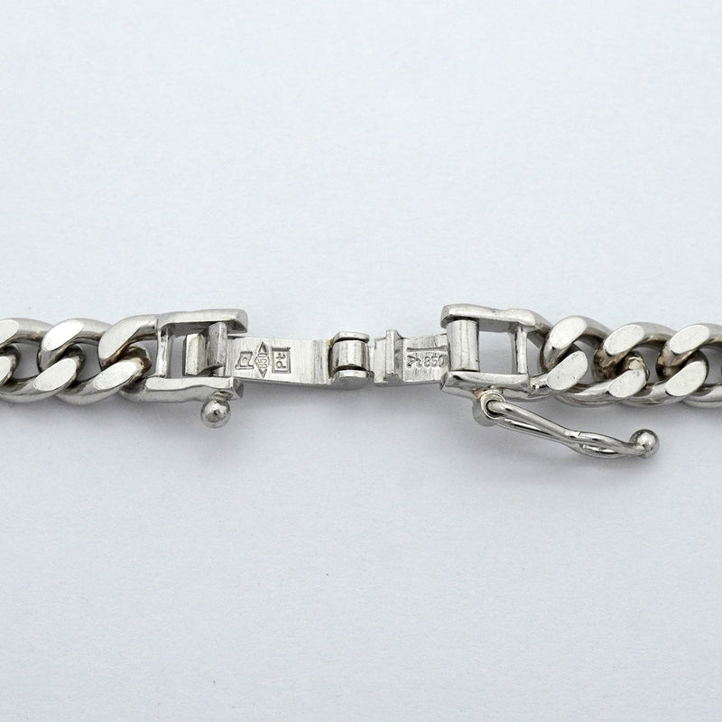 【6khh0016】喜平 ネックレス Pt850 プラチナ 2面 シングル 50.3cm 50.2g キヘイ【中古】メンズ レディース ユニセックス