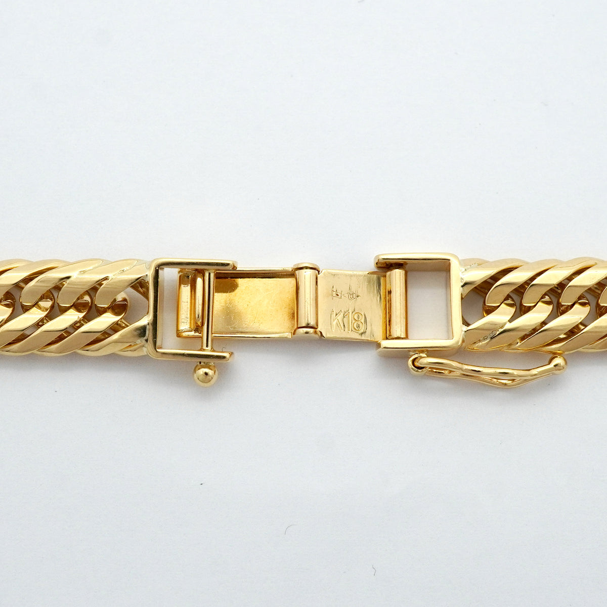 【6khh0018】喜平 ネックレス K18 ゴールド トリプル 12面 54cm 87.8g キヘイ 18金【中古】メンズ レディース ユニセックス