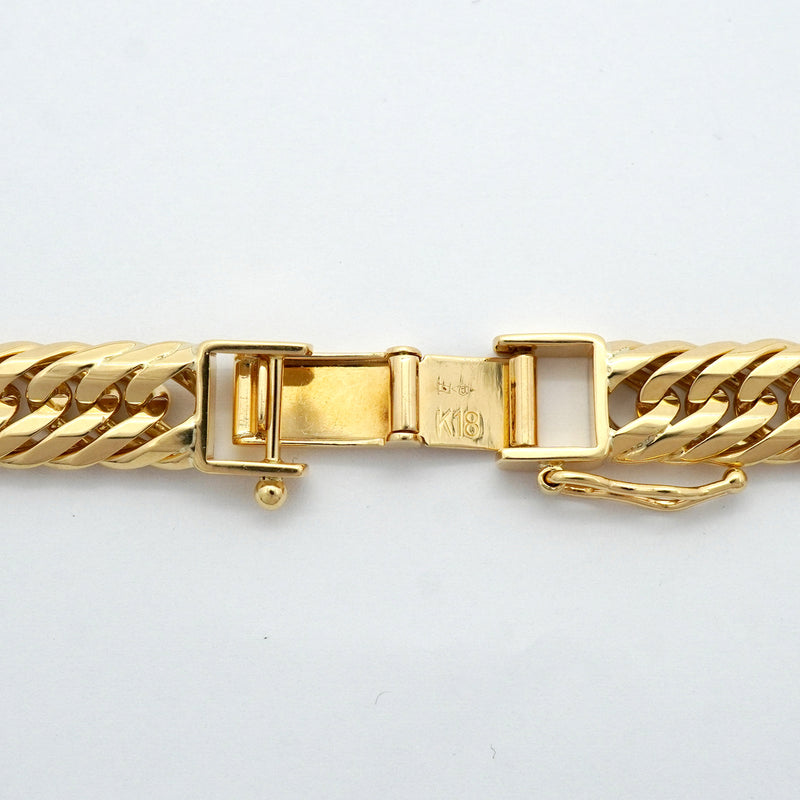 【6khh0018】喜平 ネックレス K18 ゴールド トリプル 12面 54cm 87.8g キヘイ 18金【中古】メンズ レディース ユニセックス