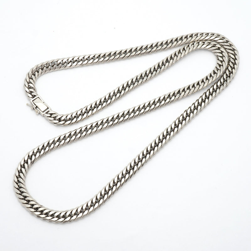 【6khh0019】喜平 ネックレス Pt850 プラチナ 6面 ダブル 60.5cm 103.5g キヘイ【中古】メンズ レディース ユニセックス