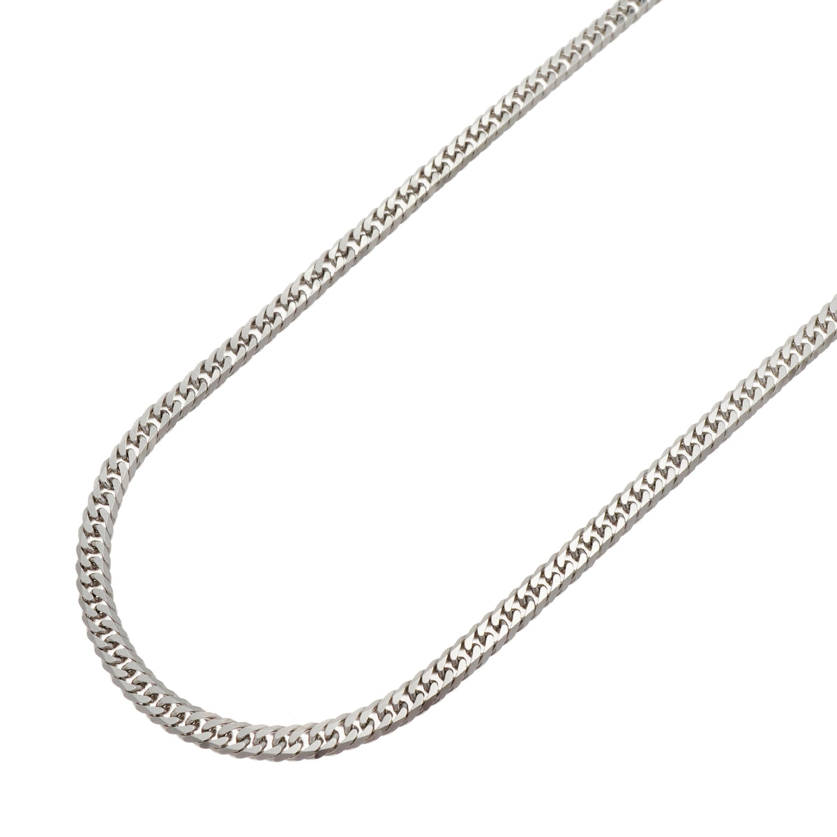 【6khh0020】喜平 ネックレス Pt850 プラチナ 6面 ダブル 50.3cm 20.5g キヘイ【中古】メンズ レディース ユニセックス