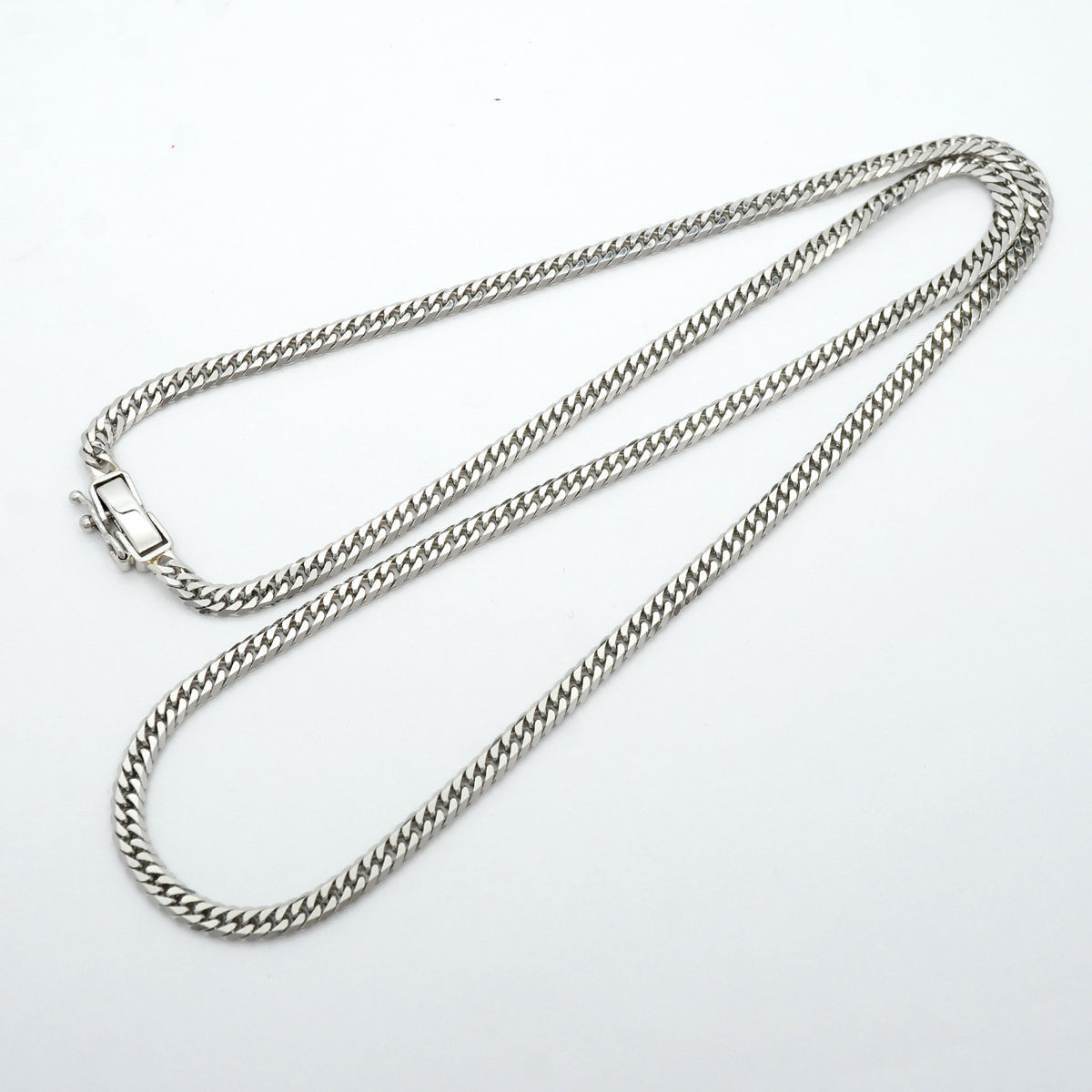 【6khh0020】喜平 ネックレス Pt850 プラチナ 6面 ダブル 50.3cm 20.5g キヘイ【中古】メンズ レディース ユニセックス