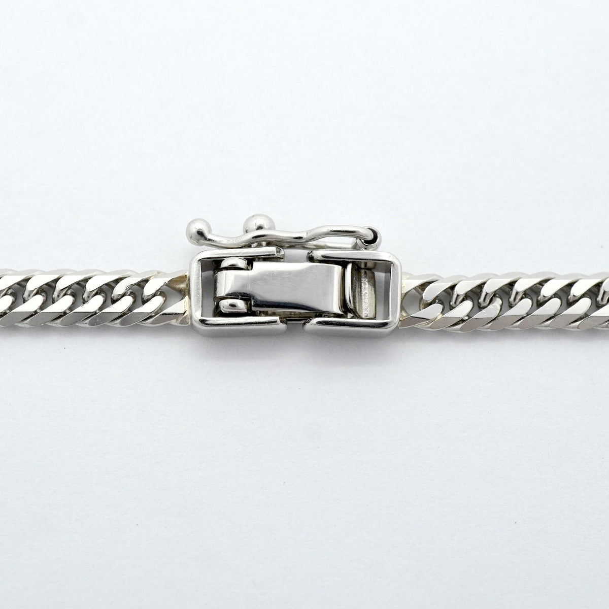 【6khh0020】喜平 ネックレス Pt850 プラチナ 6面 ダブル 50.3cm 20.5g キヘイ【中古】メンズ レディース ユニセックス