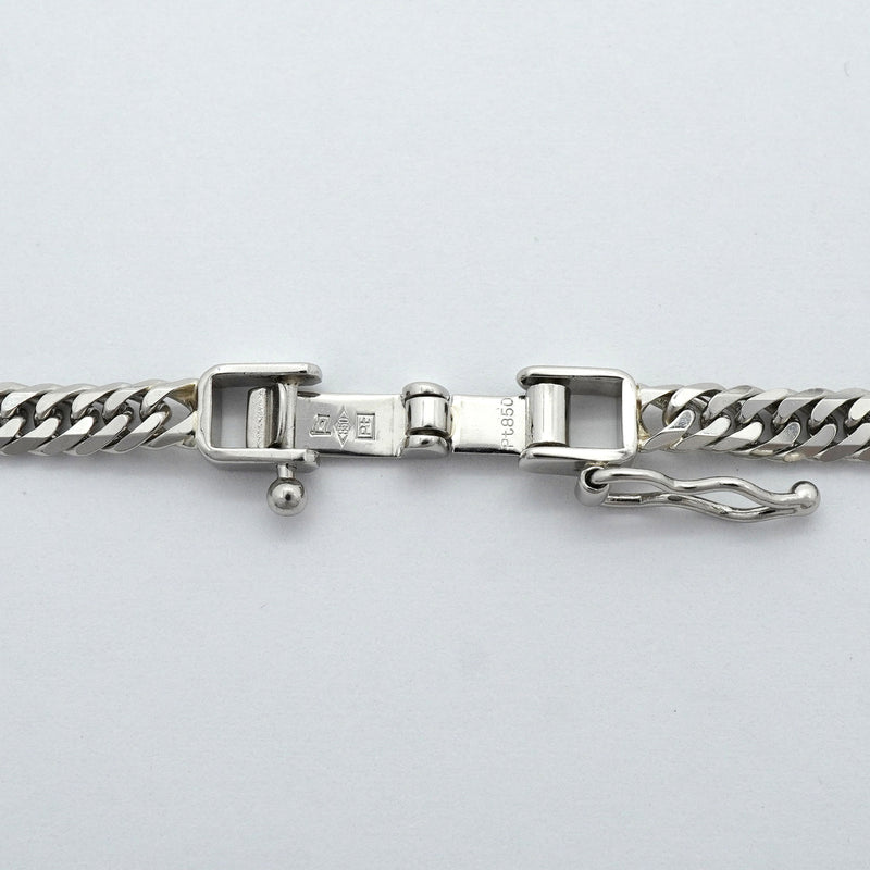 【6khh0020】喜平 ネックレス Pt850 プラチナ 6面 ダブル 50.3cm 20.5g キヘイ【中古】メンズ レディース ユニセックス