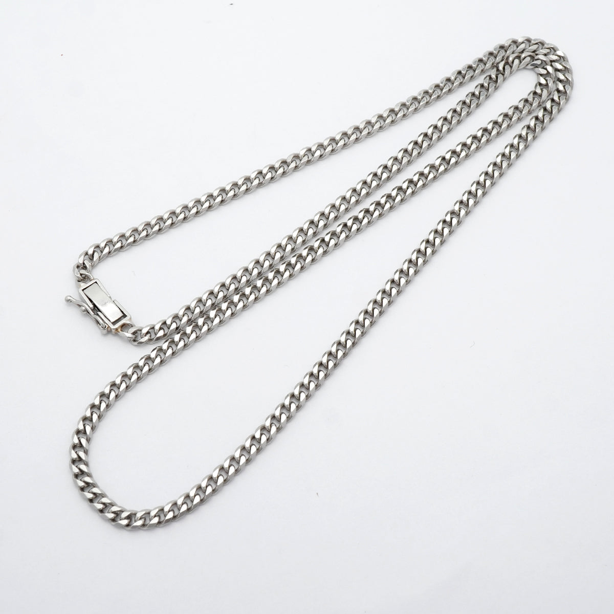 【6khh0021】喜平 ネックレス Pt850 プラチナ 8面 シングル 50.5cm 30.5g キヘイ【中古】メンズ レディース ユニセックス