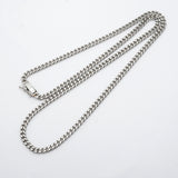 【6khh0021】喜平 ネックレス Pt850 プラチナ 8面 シングル 50.5cm 30.5g キヘイ【中古】メンズ レディース ユニセックス