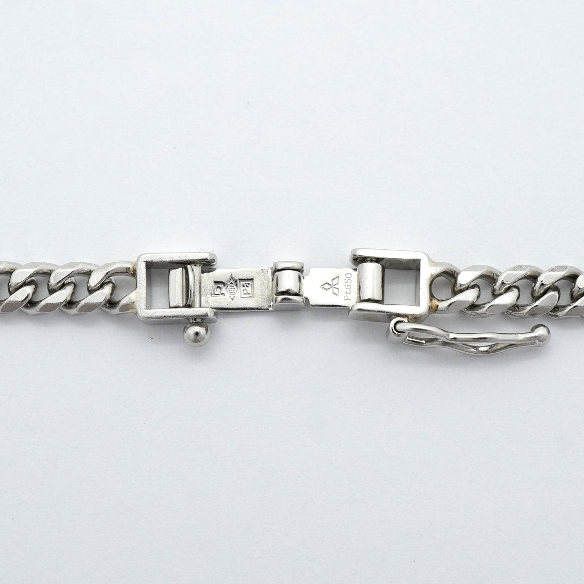 【6khh0021】喜平 ネックレス Pt850 プラチナ 8面 シングル 50.5cm 30.5g キヘイ【中古】メンズ レディース ユニセックス