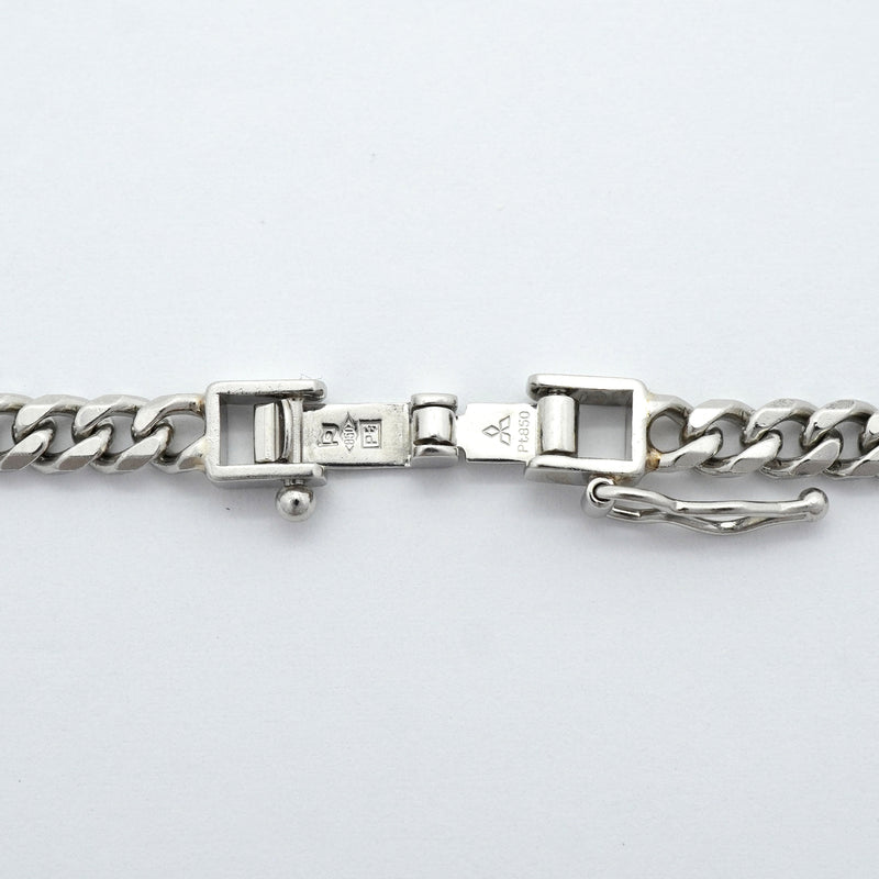 【6khh0021】喜平 ネックレス Pt850 プラチナ 8面 シングル 50.5cm 30.5g キヘイ【中古】メンズ レディース ユニセックス