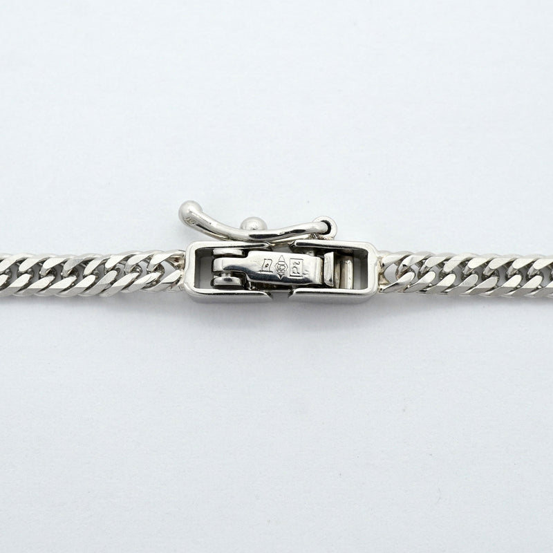 【6khh0022】喜平 ネックレス Pt850 プラチナ 6面 ダブル 50.4cm 11.2g キヘイ【中古】メンズ レディース ユニセックス
