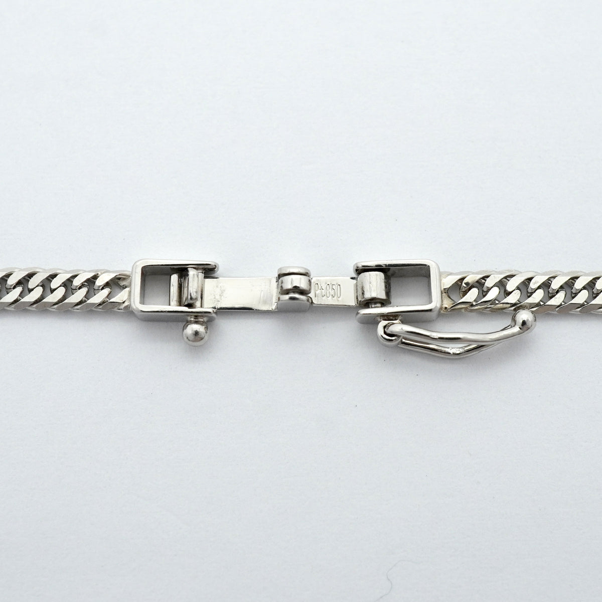 【6khh0022】喜平 ネックレス Pt850 プラチナ 6面 ダブル 50.4cm 11.2g キヘイ【中古】メンズ レディース ユニセックス