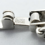 【6khh0022】喜平 ネックレス Pt850 プラチナ 6面 ダブル 50.4cm 11.2g キヘイ【中古】メンズ レディース ユニセックス