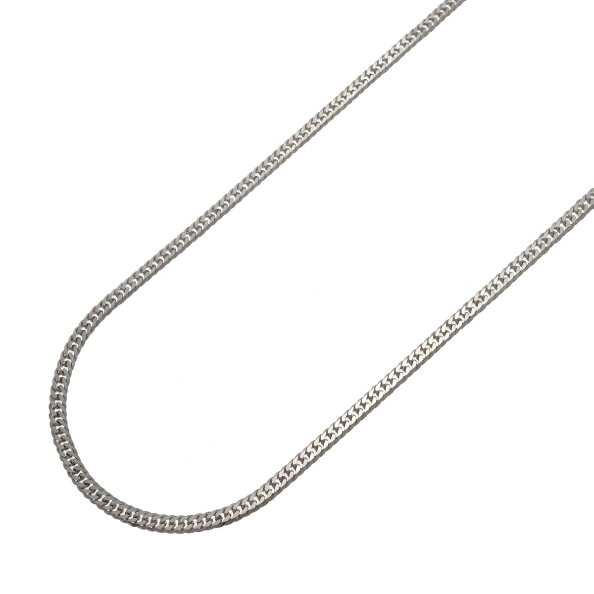 【6khh0022】喜平 ネックレス Pt850 プラチナ 6面 ダブル 50.4cm 11.2g キヘイ【中古】メンズ レディース ユニセックス