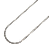 【6khh0022】喜平 ネックレス Pt850 プラチナ 6面 ダブル 50.4cm 11.2g キヘイ【中古】メンズ レディース ユニセックス