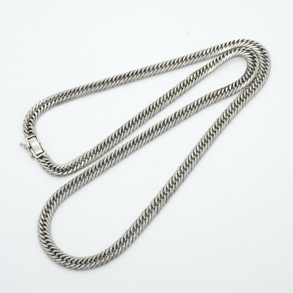 【6khh0023】喜平 ネックレス Pt900 プラチナ 8面 トリプル 56.5cm 54.7g キヘイ【中古】メンズ レディース ユニセックス