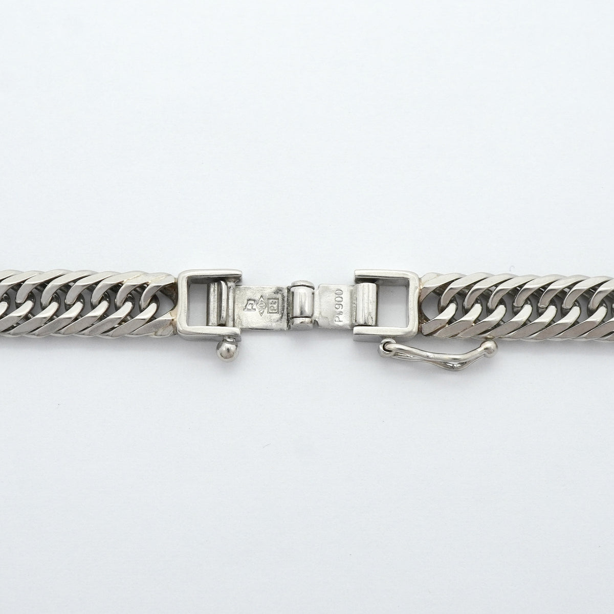 【6khh0023】喜平 ネックレス Pt900 プラチナ 8面 トリプル 56.5cm 54.7g キヘイ【中古】メンズ レディース ユニセックス