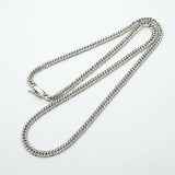 【6khh0024】喜平 ネックレス Pt850 プラチナ 6面 ダブル 50.3cm 30.3g キヘイ【中古】メンズ レディース ユニセックス