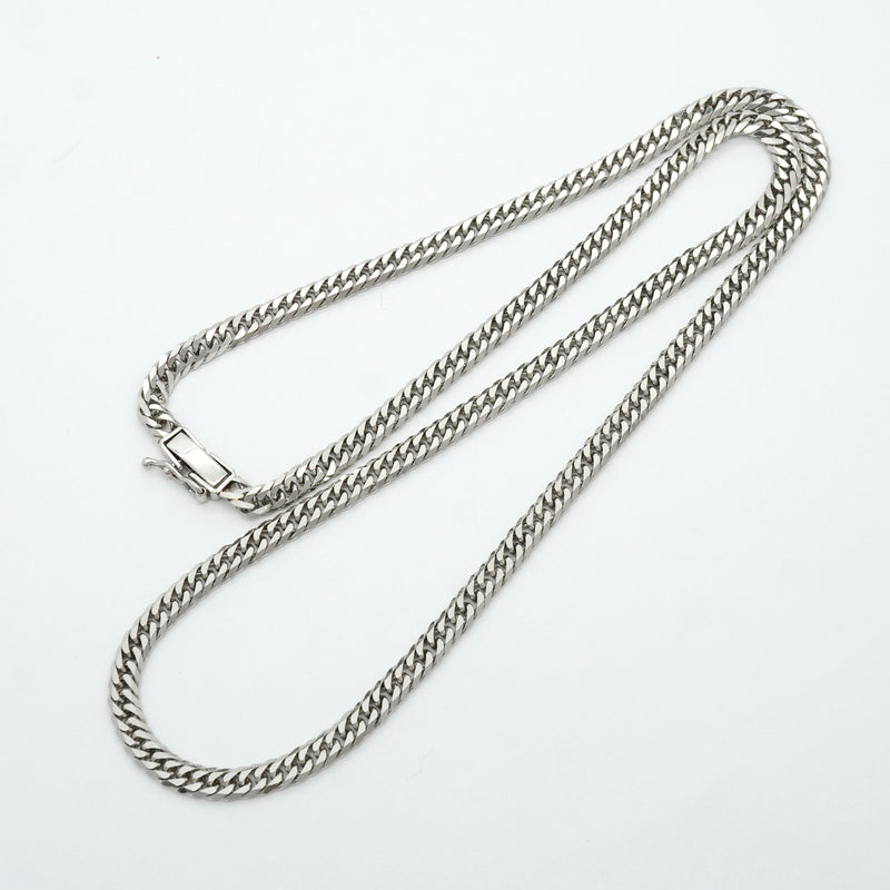 【6khh0024】喜平 ネックレス Pt850 プラチナ 6面 ダブル 50.3cm 30.3g キヘイ【中古】メンズ レディース ユニセックス