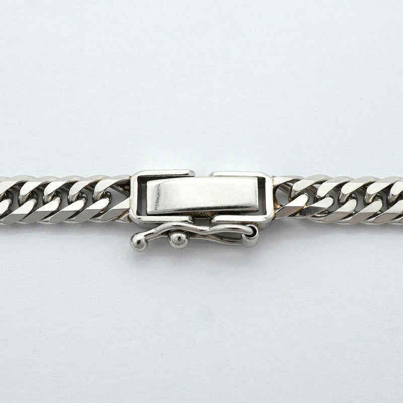 【6khh0024】喜平 ネックレス Pt850 プラチナ 6面 ダブル 50.3cm 30.3g キヘイ【中古】メンズ レディース ユニセックス
