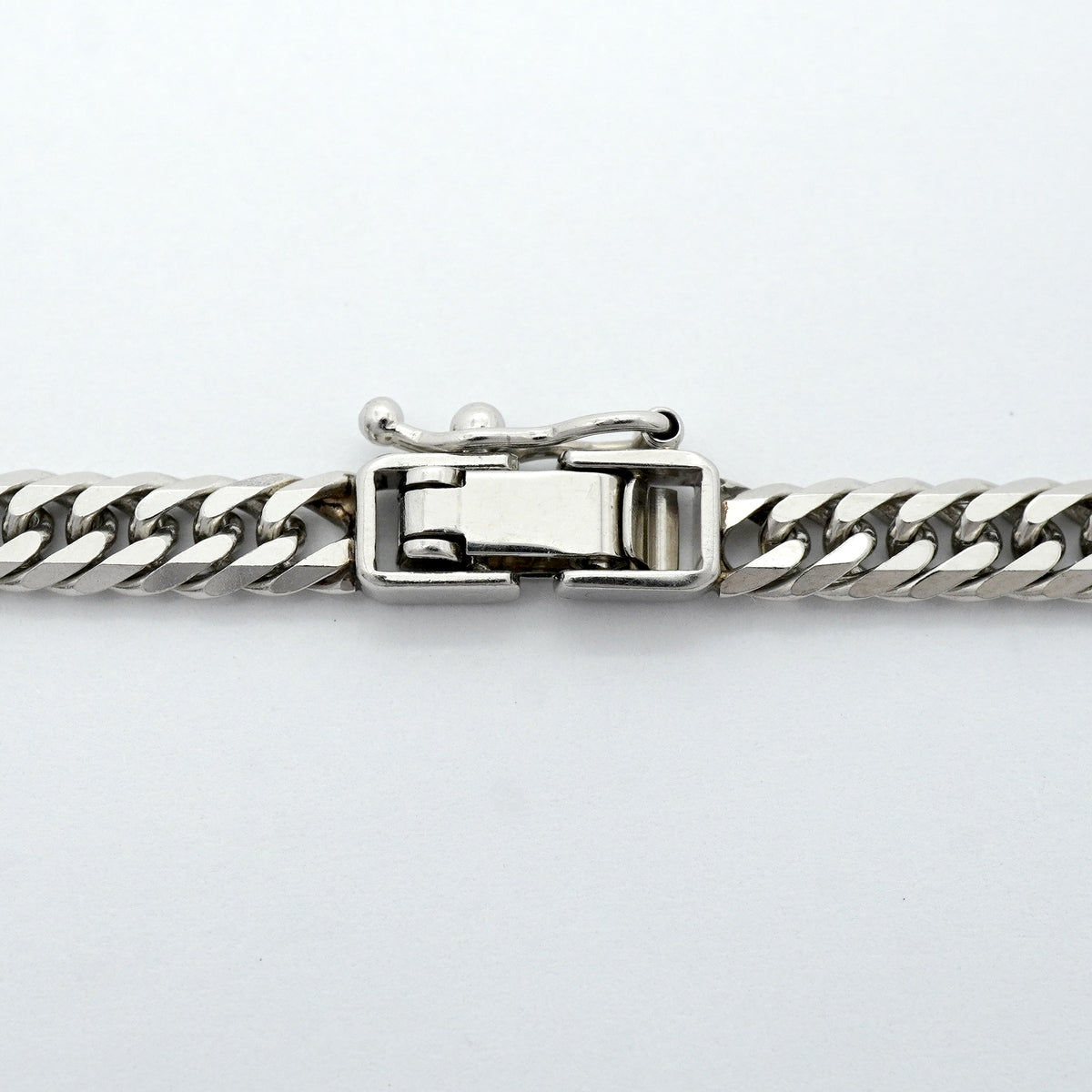 【6khh0024】喜平 ネックレス Pt850 プラチナ 6面 ダブル 50.3cm 30.3g キヘイ【中古】メンズ レディース ユニセックス