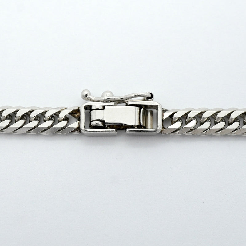 【6khh0024】喜平 ネックレス Pt850 プラチナ 6面 ダブル 50.3cm 30.3g キヘイ【中古】メンズ レディース ユニセックス