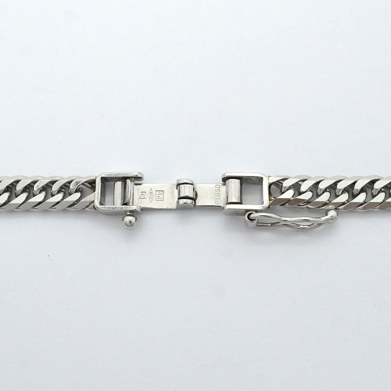 【6khh0024】喜平 ネックレス Pt850 プラチナ 6面 ダブル 50.3cm 30.3g キヘイ【中古】メンズ レディース ユニセックス
