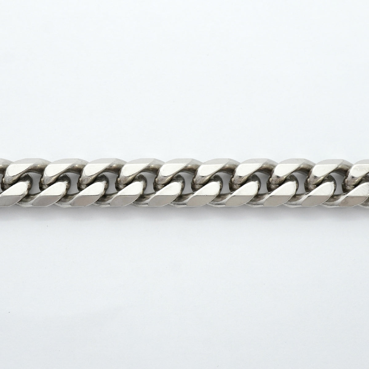 【6khh0025】喜平 ブレスレット Pt850 プラチナ 8面 シングル 22.1cm 100.8g キヘイ【中古】メンズ レディース ユニセックス