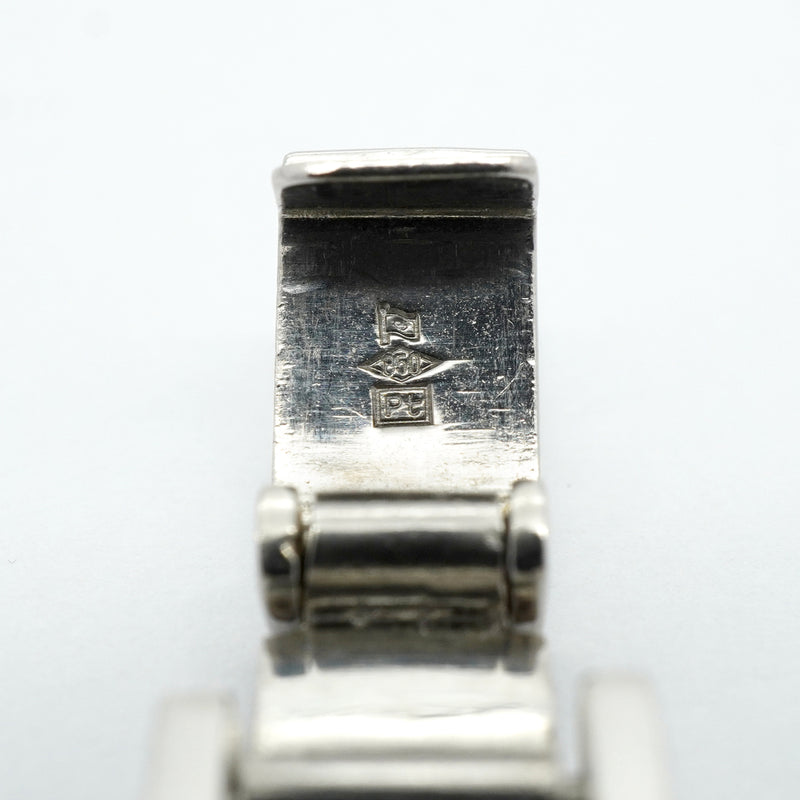 【6khh0025】喜平 ブレスレット Pt850 プラチナ 8面 シングル 22.1cm 100.8g キヘイ【中古】メンズ レディース ユニセックス